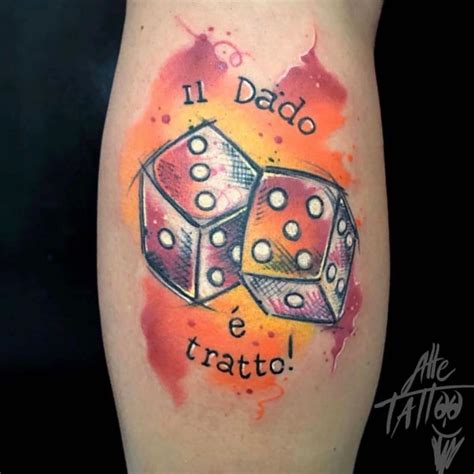 tatuaje dados|Tatuajes de dados: 50 Ideas y diseños que te inspirarán al máximo